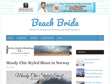 Tablet Screenshot of beachbride.com